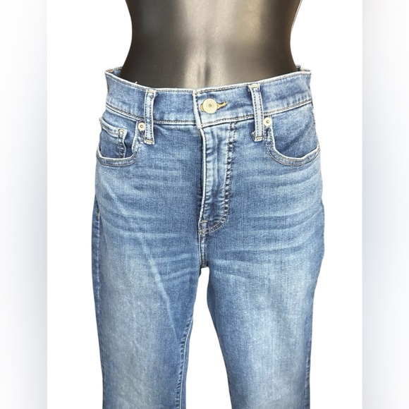 Lucky Brand women’s Stevie high rise flare denim jeans sz 6 /28 R cotton mix - Picture 5 of 11